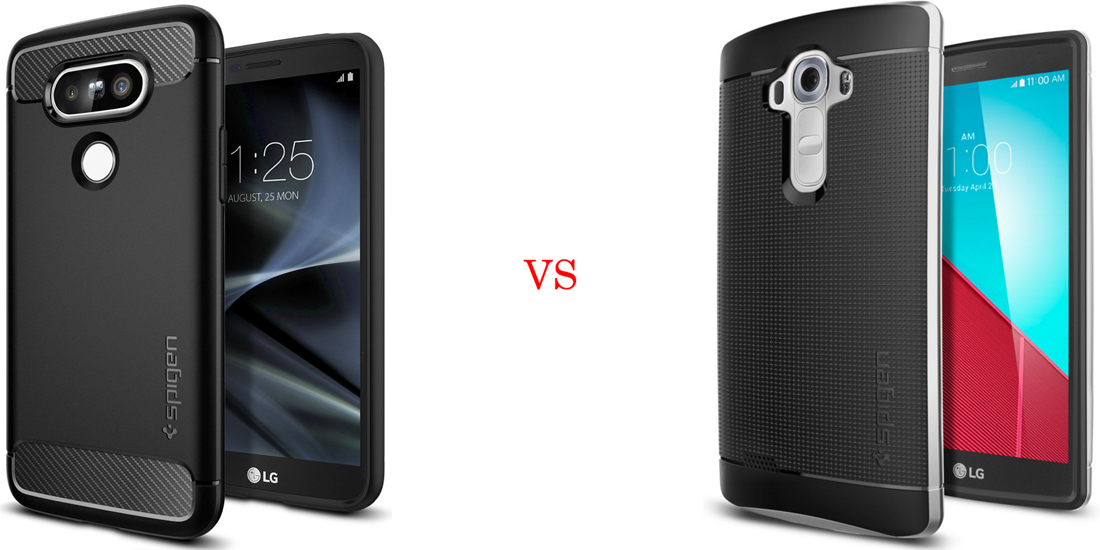 LG G5 versus LG G4 1